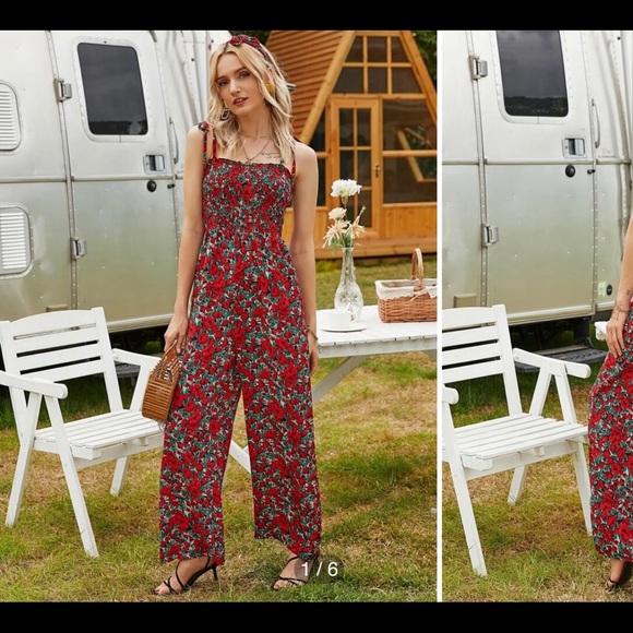 SHEIN Pants - Flower jumpsuit
